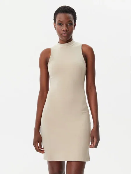 Calvin Klein Jeans Rochie de zi Logo bej