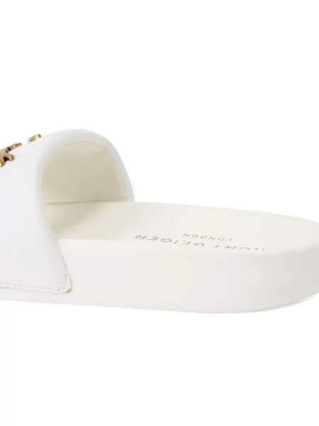 Κιλότα Kurt Geiger London slip-on λευκό