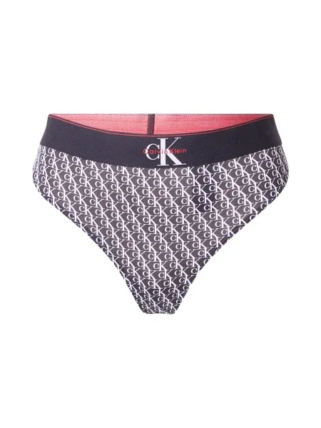 Calvin Klein Underwear Tangá červená biela čierna