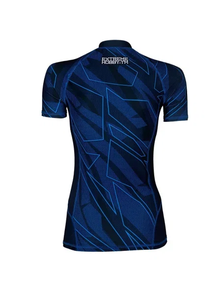 Koszulka sportowa Rashguard MMA EXTREME HOBBY SHADOW niebieska