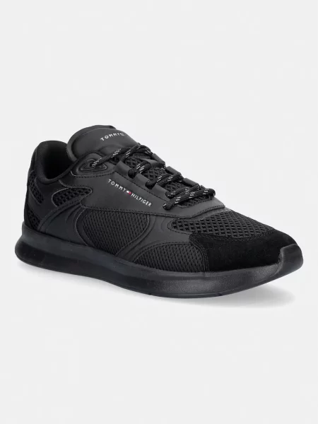 Tommy Hilfiger LIGHTWEIGHT RUNNER MONOCOLOR sneakers pentru bărbați negru