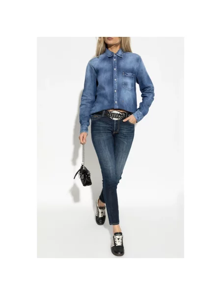 Bluzka Dsquared2 niebieska