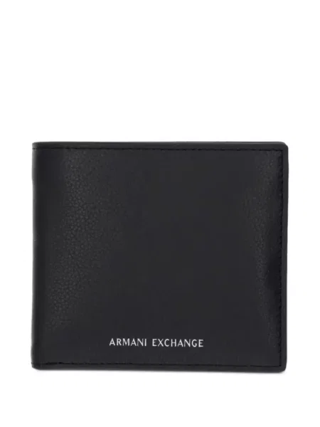 Portofel Armani Exchange cu imagine negru