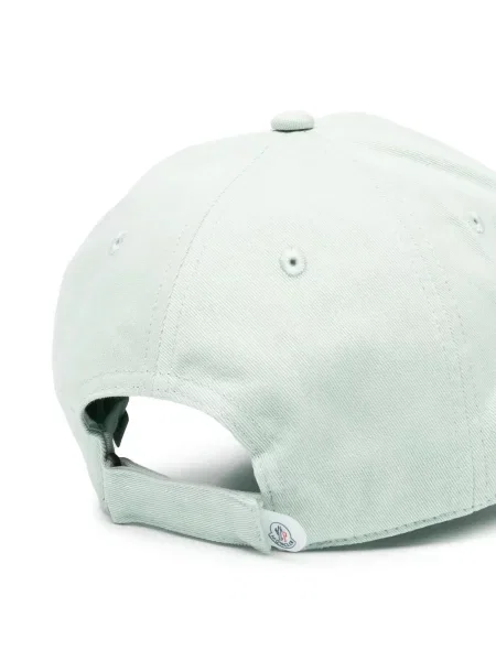 Czapka z daszkiem dziecięca Moncler Enfant zielona