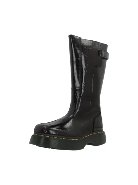 Kozaki Dr. Martens skórzane czerwone