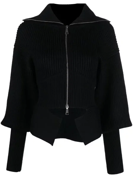 Cardigan Andreadamo tricotate negru