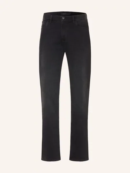 Strokesman's Džíny Regular Fit black washed černé
