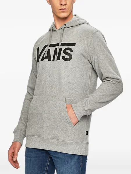 Hanorac cu glugă Vans cu imagine gri