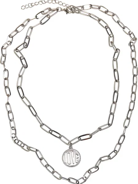 Colier Urban Classics argintiu