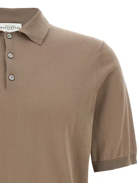 Tricou polo Ballantyne maro