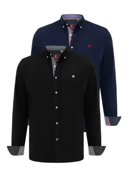 Williot Cămașă Belicia bleumarin negru