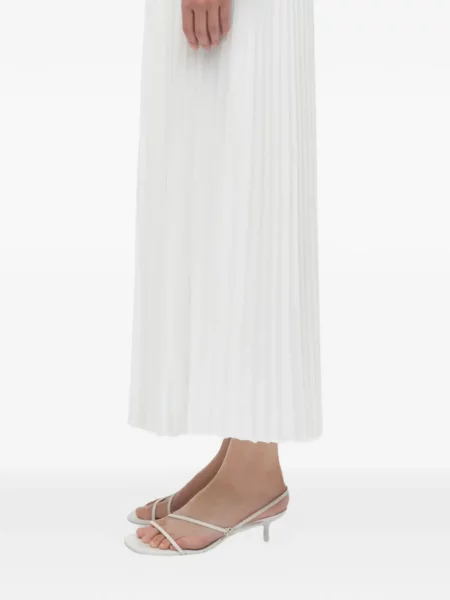 Sukienka Simkhai plisowana garniturowa biała