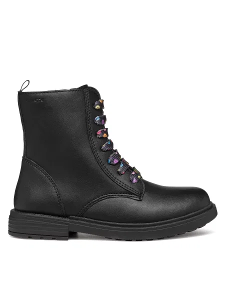 Geox Μπότες Jr Eclair S μαύρο