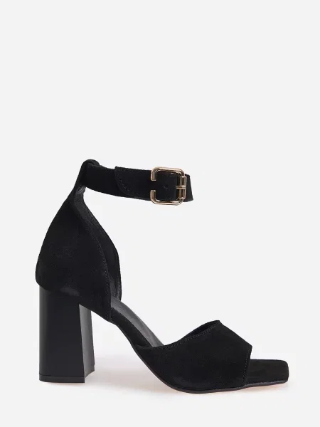 Замшеві Босоніжки ISSA Plus чорний