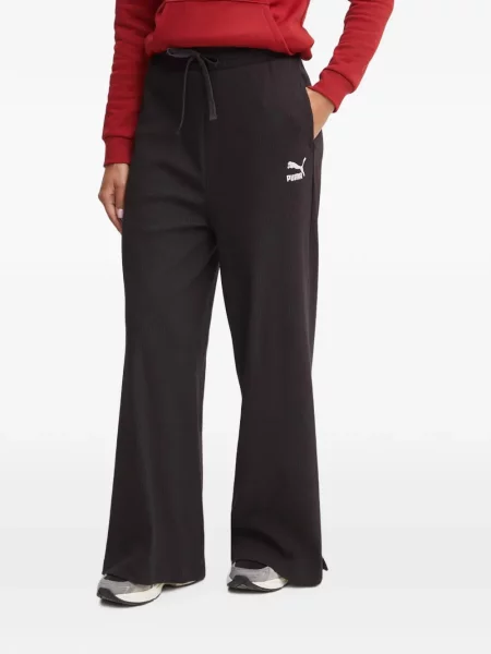Pantaloni Puma alergare cu cordon negru