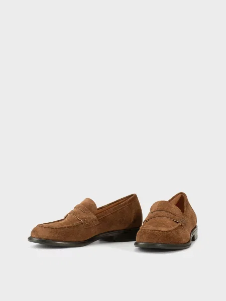 Замшевые лоферы Vagabond коричневые