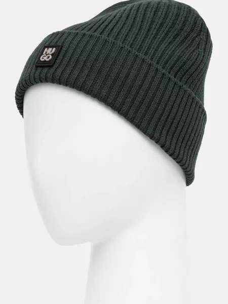 Шерстяная шапка Hugo розовая