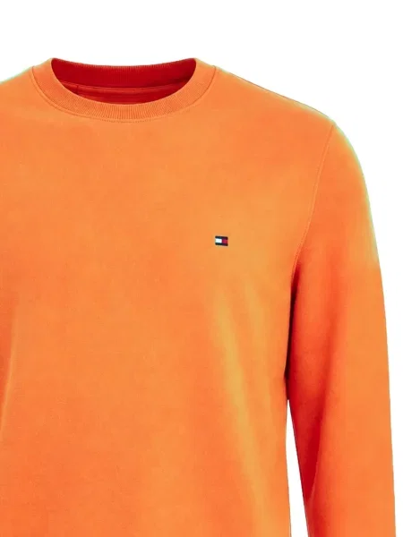 Džemper Tommy Hilfiger s autogramom narančasta