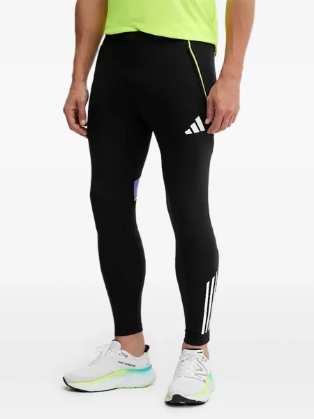 Pruhované běžecké běžecké boty Adidas Run 70S s potiskem černé