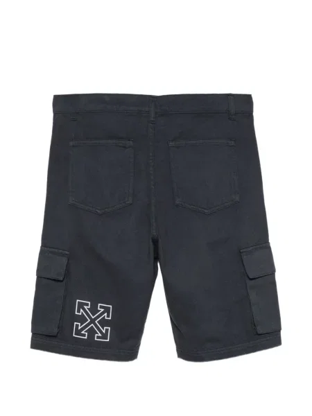 Szorty cargo dziecięce Off-white białe