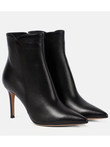 Cizme scurte Gianvito Rossi din piele negru