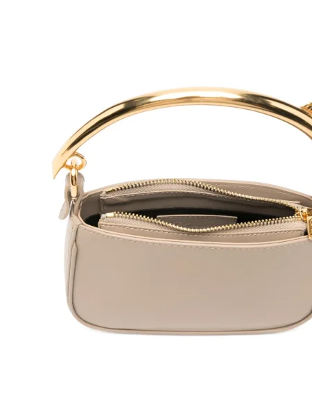 Geanta de piele Blumarine din piele roz