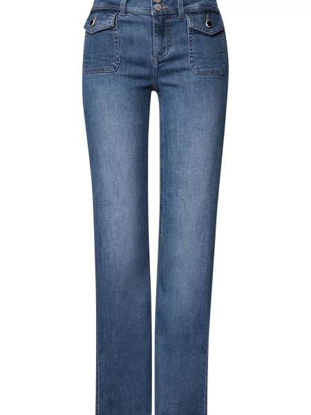STREET ONE Jeans albastru