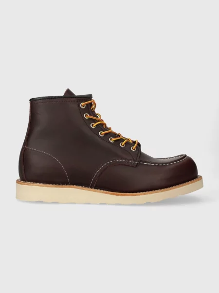 Шкіряні черевики Red Wing Classic Moc коричневий червоні