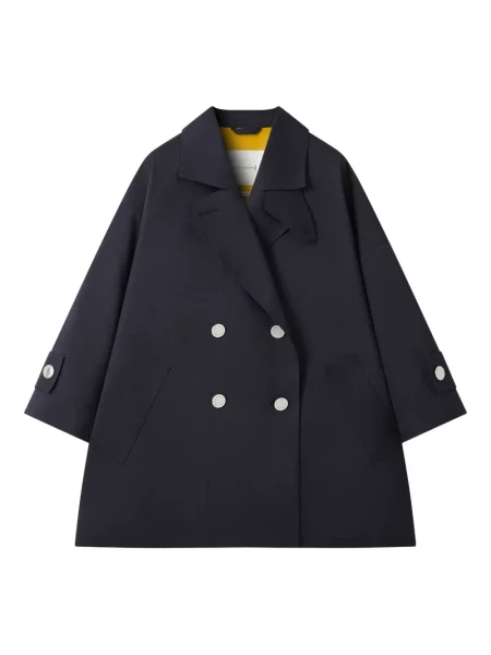 Kurtka Mackintosh dwurzędowa niebieska