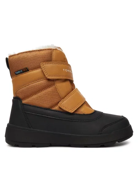 Škornji za sneg Tommy Hilfiger Niagara S Svetlo rjava črna