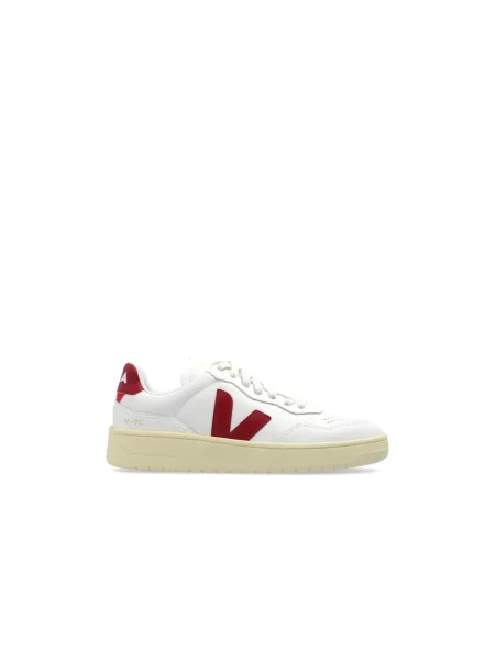 Veja Leather Ext White Marsala Kobiety Buty sportowe Veja Size: 7 biały
