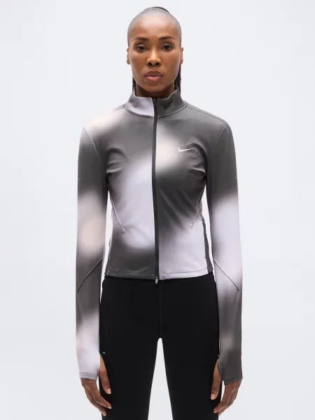 NIKE Sport szabadidős dzsekik szürke fehér