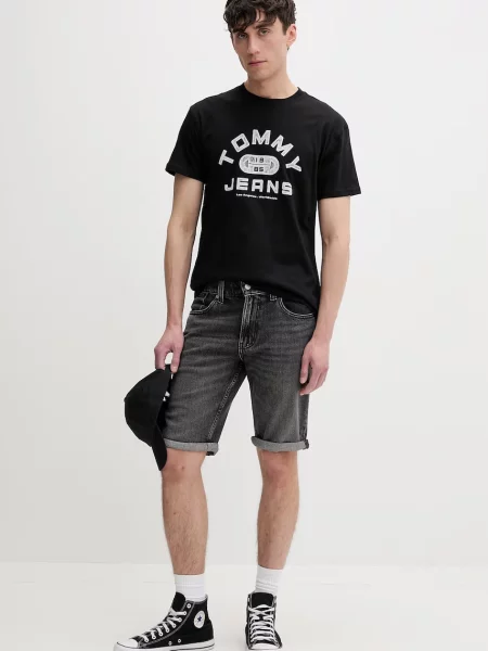 Tommy Jeans tričko černé