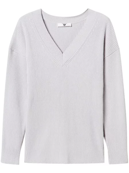 Pulover Twinset cu crăpătură gri