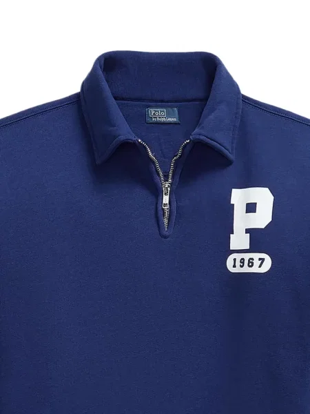Плетени подрязан ръкавици Polo Ralph Lauren бродирани кафяво