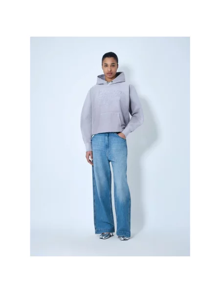 Szerokie jeansy Maison Margiela niebieskie
