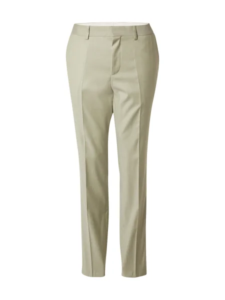 BOSS Black Nohavice s pukmi Genius pastelovo zelená čierna