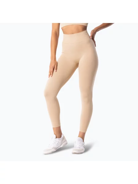 Fitness legíny Carpatree Simply Seamless perfrct beige béžové