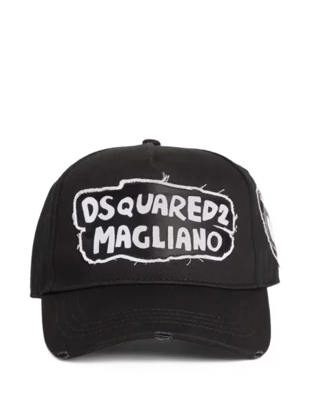 Șapcă Dsquared2 cu imagine negru