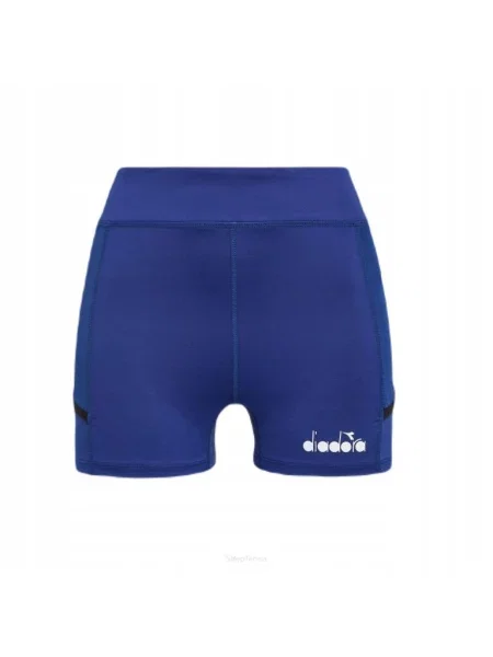 Spodenki tenisowe Diadora Short Tights Pocket niebieskie