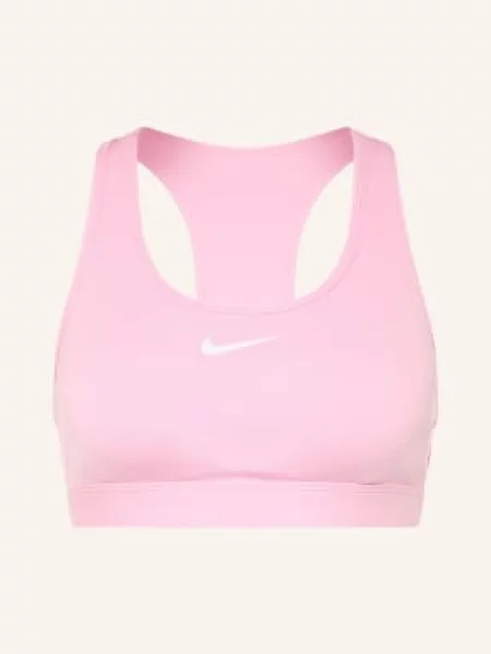 Nike Biustonosz Sportowy Swoosh pink różowy