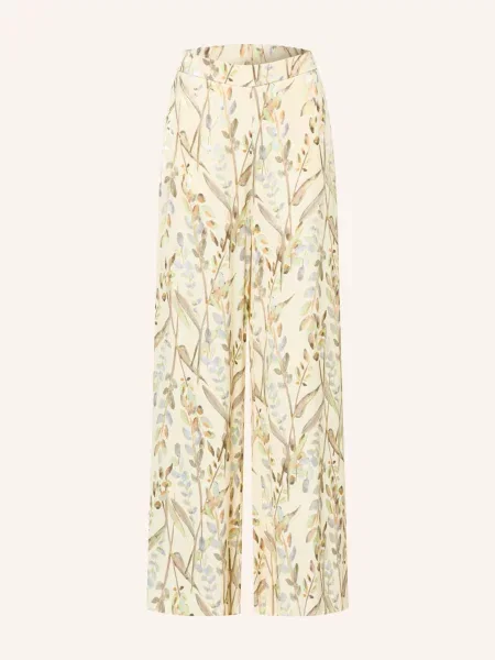 Ted Baker Saténové Kalhoty Susski / světle zelená / zelená béžová