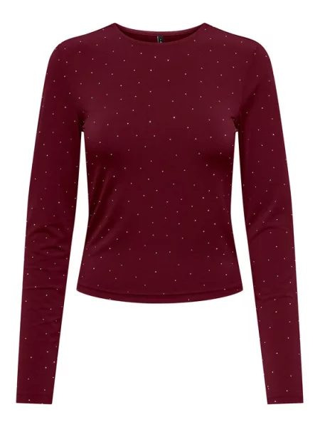 ONLY Блузка Zita бордовий