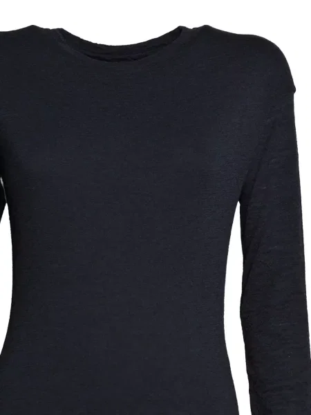 Lung rochie mini Jil Sander cu volane negru