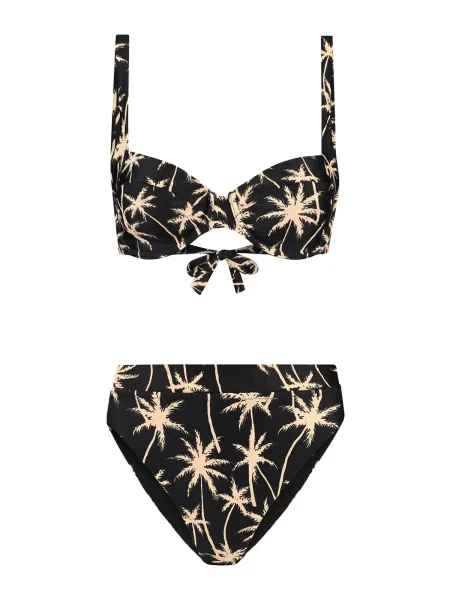 Shiwi Costum de baie două piese DAISY / bej negru
