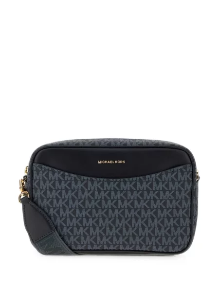 Geanta crossbody Michael Michael Kors cu autograf albastru