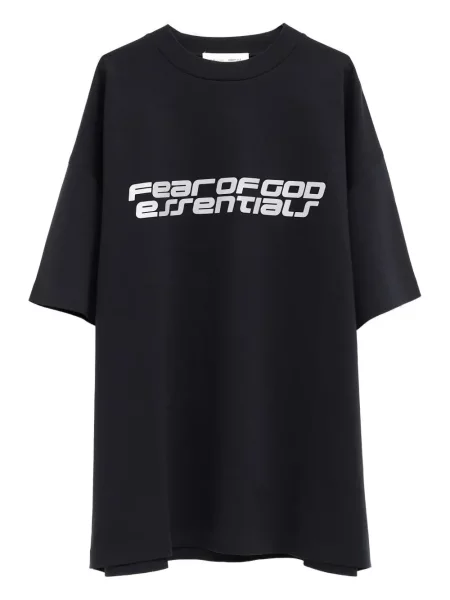 Tricou Fear Of God Essentials scurt negru