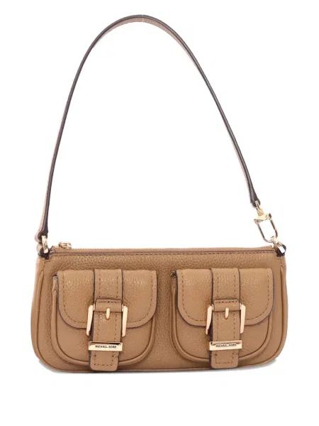 Top Michael Michael Kors cu franjuri din piele de căprioară lung negru