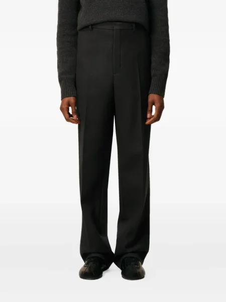 Pantaloni Ami Paris plisate negru