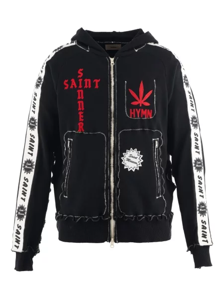 Hanorac cu glugă Saint Mxxxxxx negru